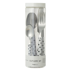 BELLE Cutlery 8P Set Dot - weare-francfranc