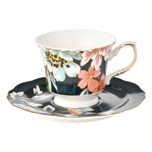 Chinoiserie Cup & Saucer Blue Jade - weare-francfranc