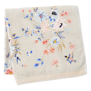 CHINOWA BATH TOWEL Beige - weare-francfranc