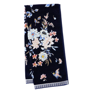 CHINOWA FACE TOWEL Navy - weare-francfranc