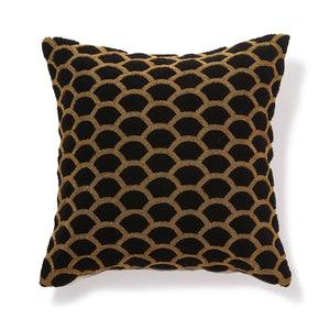 Financiee Cushion Cover Black Gold - weare-francfranc