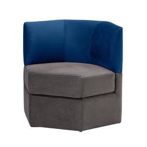GRUPA SOFA 1S Navy x grey - weare-francfranc