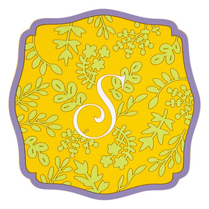 INITIAL S Coaster Yellow - weare-francfranc