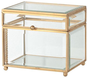 LAMULE Iron Glass Box Square Medium - weare-francfranc