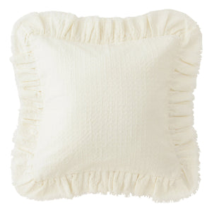 LARCOLE Cushion Cover White - weare-francfranc