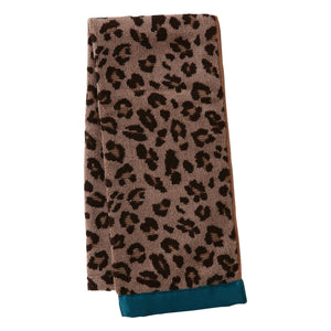 LEOPARD FACE TOWEL Beige - weare-francfranc