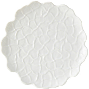 PARTE Plate Ajisai Small White - weare-francfranc