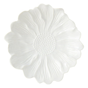 PARTE Plate Daisy Large White - weare-francfranc
