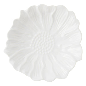PARTE Plate Daisy Small White - weare-francfranc