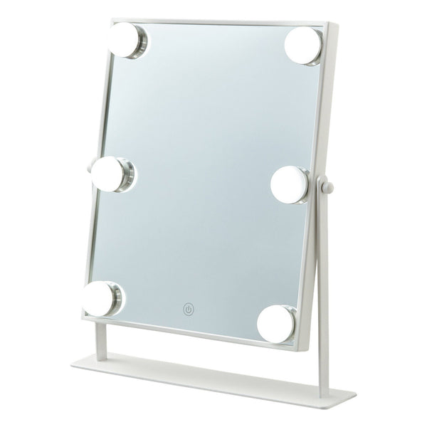 メイク道具・化粧小物 HOOLY WOOD MIRROR white Francfranc PFUTZE Hollywood Mirror Square White – weare-francfranc